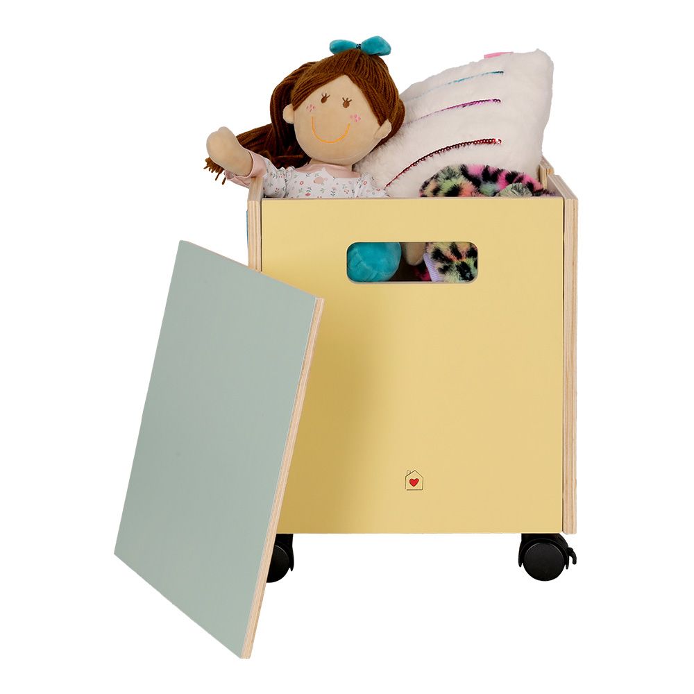 Cajón móvil de madera 32.4x30x38 cm