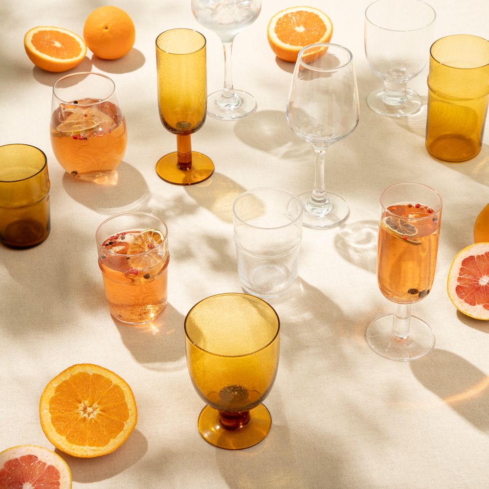 Copa de vino con textura burbujas 400 ml