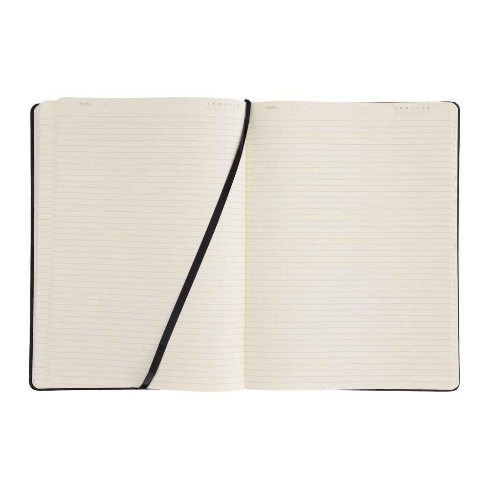 Libreta con portacelular 18x24 cm