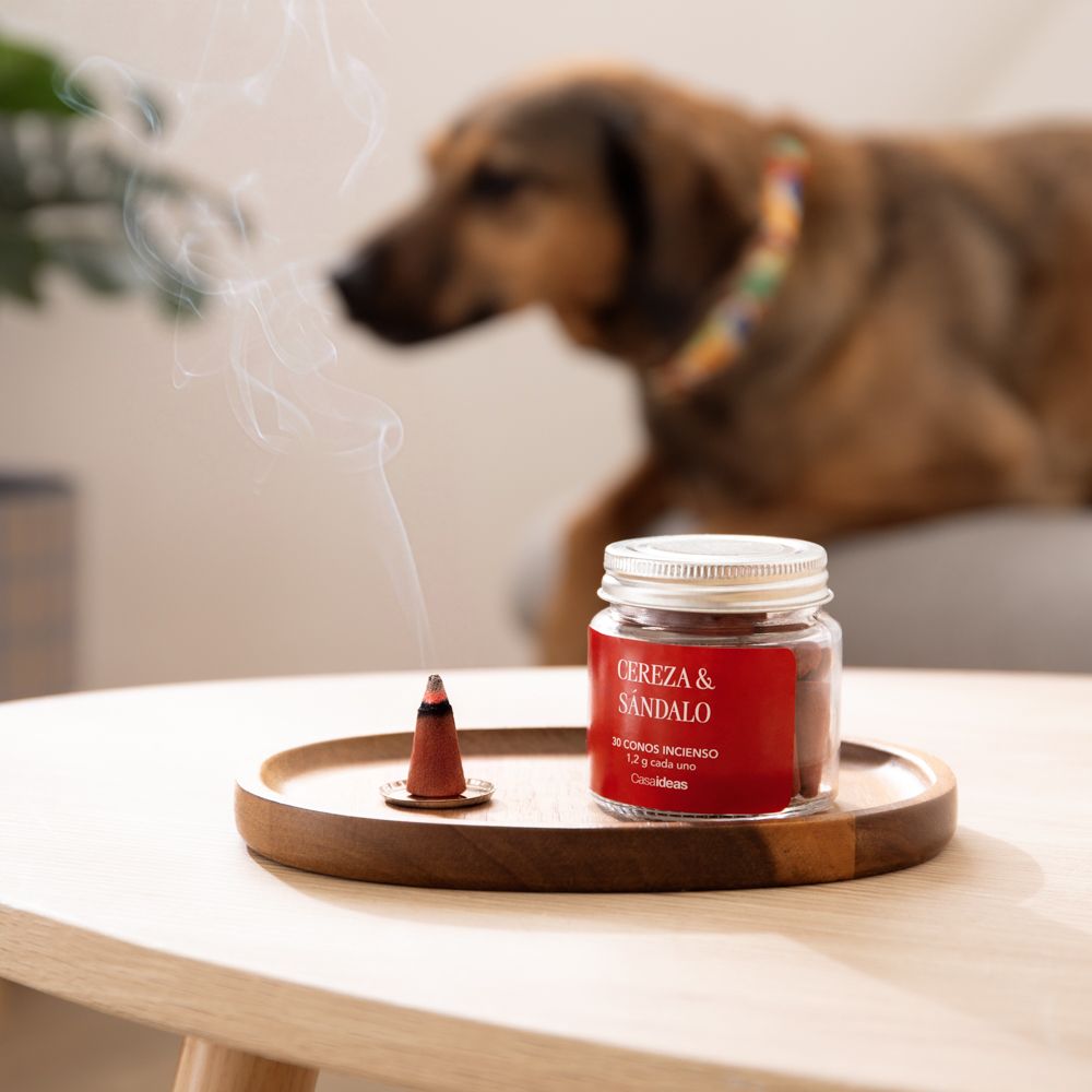 Set de conos de incienso aroma a cereza y sándalo