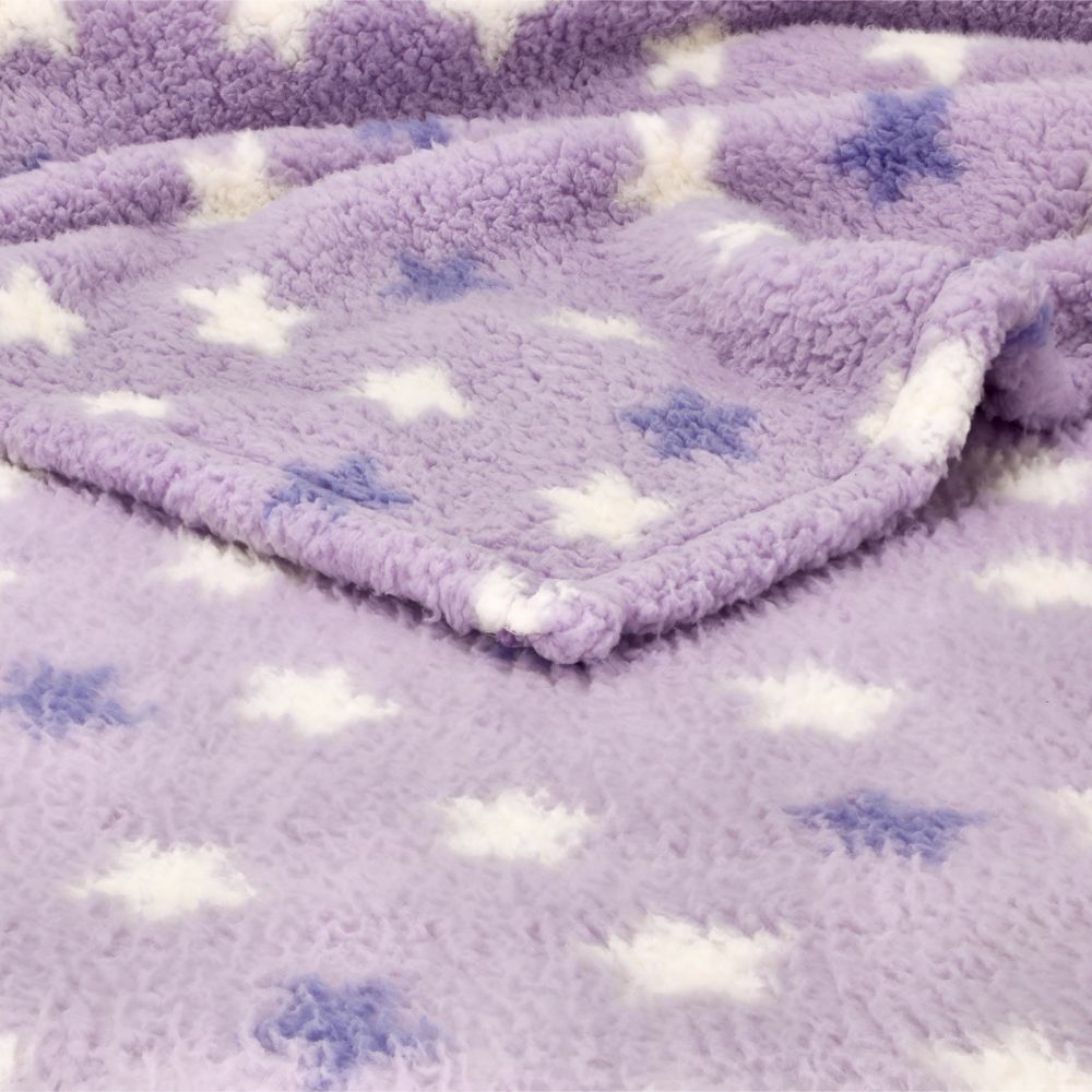 Cobija borreguita con estampado 160x205 cm