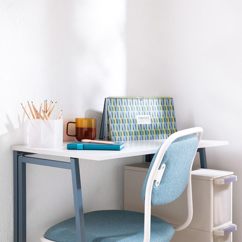 Organizador Lapicero plástico Transparente 10.2x10.2x10.2 cm