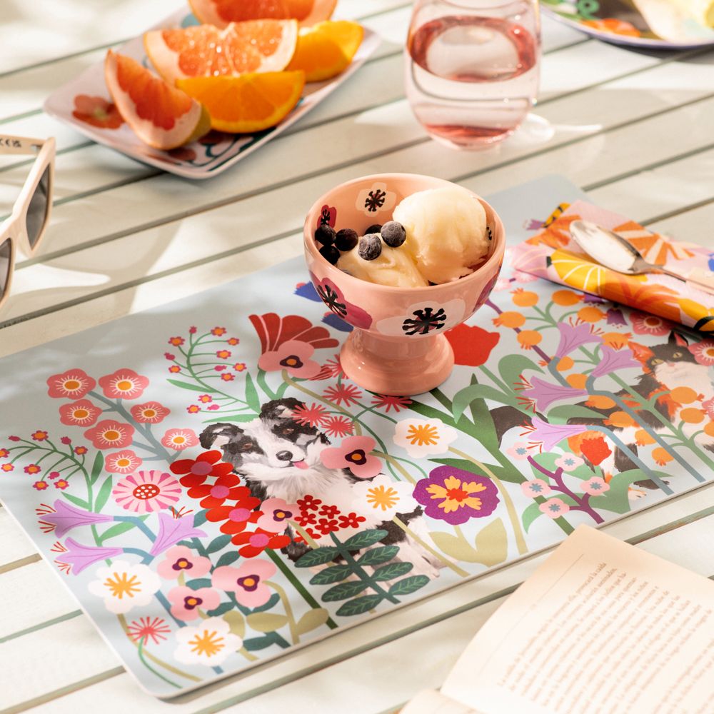 Set de 6 individuales goma eva 43x28 cm