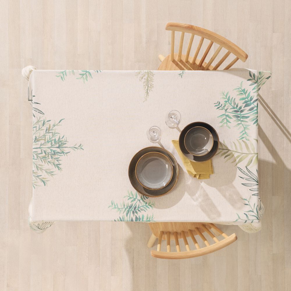 Mantel con estampado floral 150x250 cm