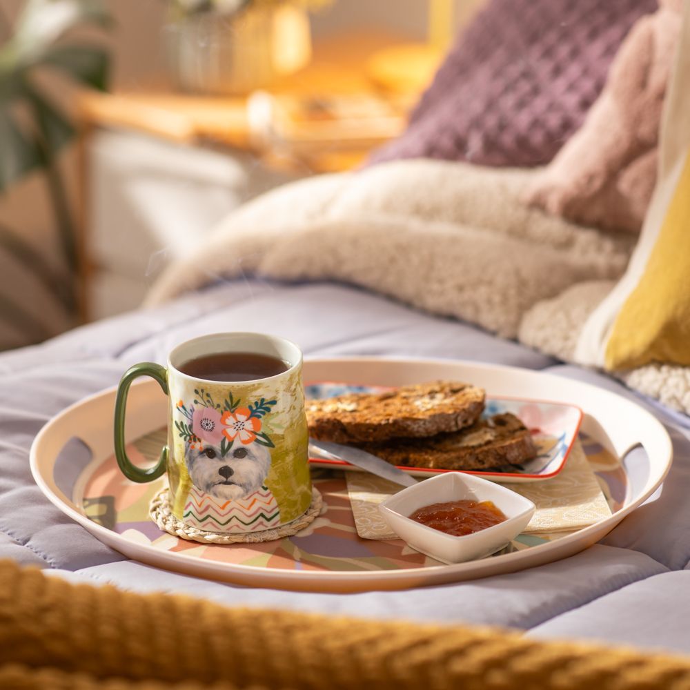 Taza de porcelana con diseño 410 ml