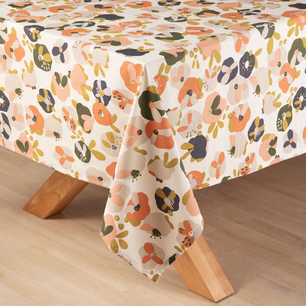 Mantel estampado 150x150 cm