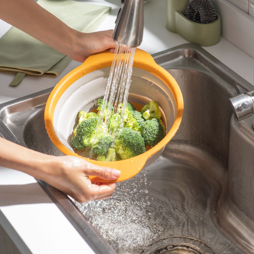 Colador plegable 23.5x28.3x3.5 cm