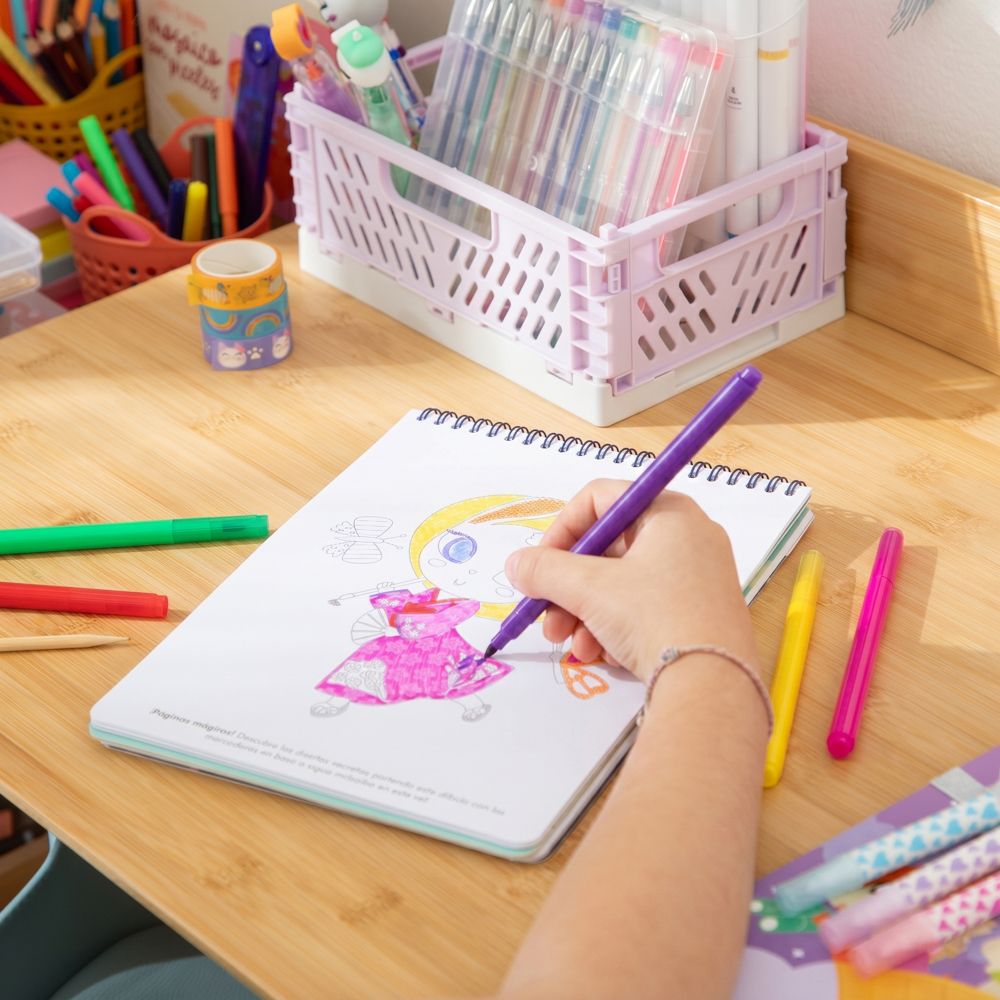 Block de actividades para pintar, rascar y pegar