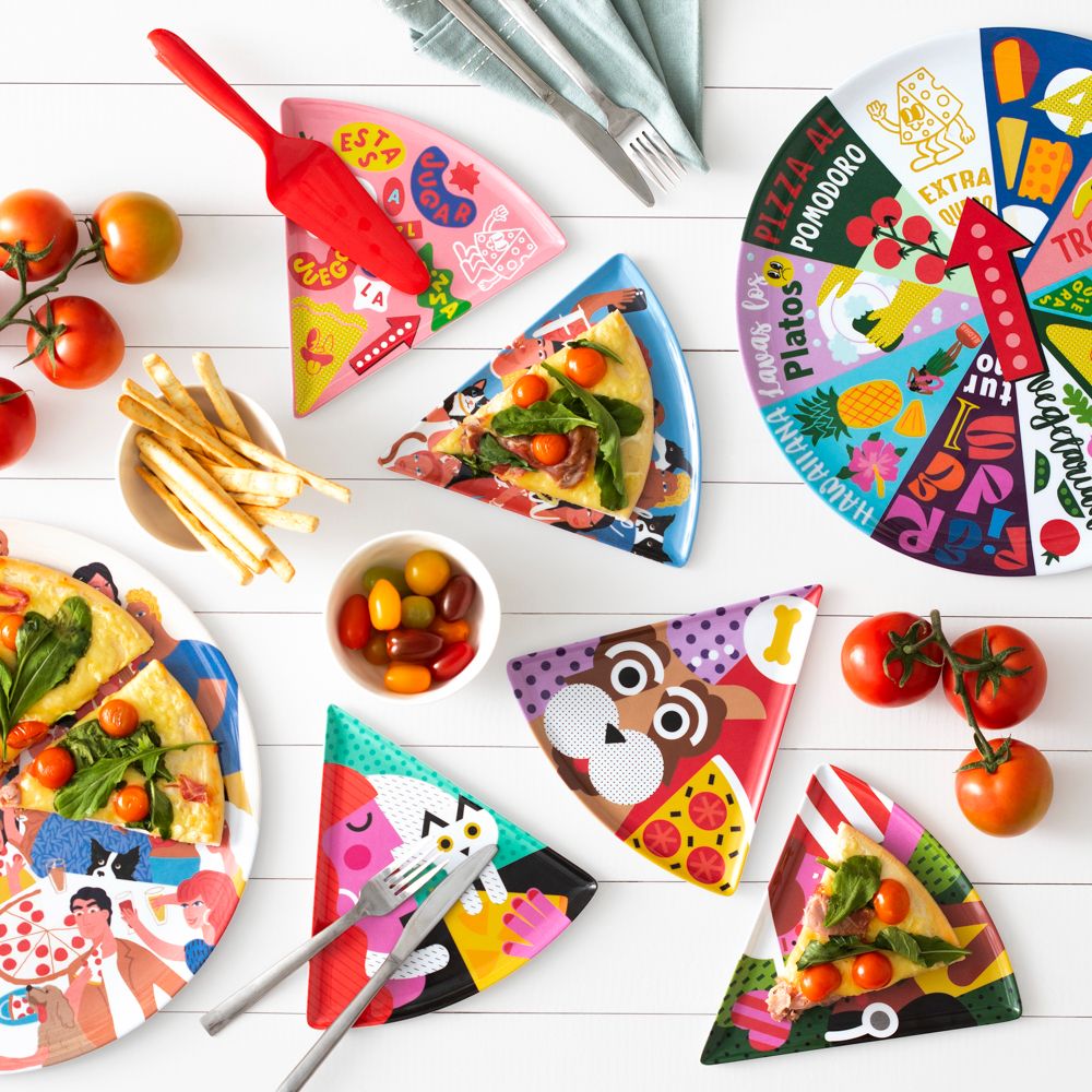 Set para servir pizza familiar