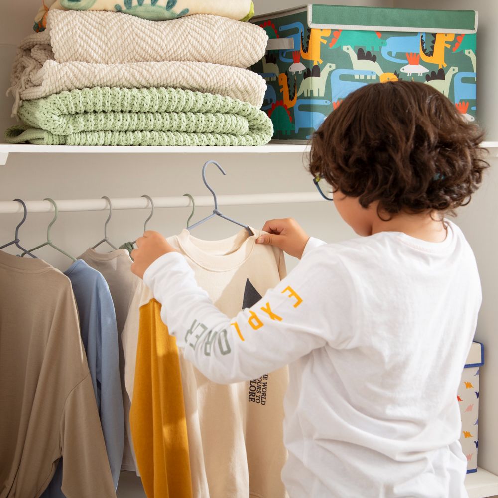 Set de 6 ganchos para ropa infantil