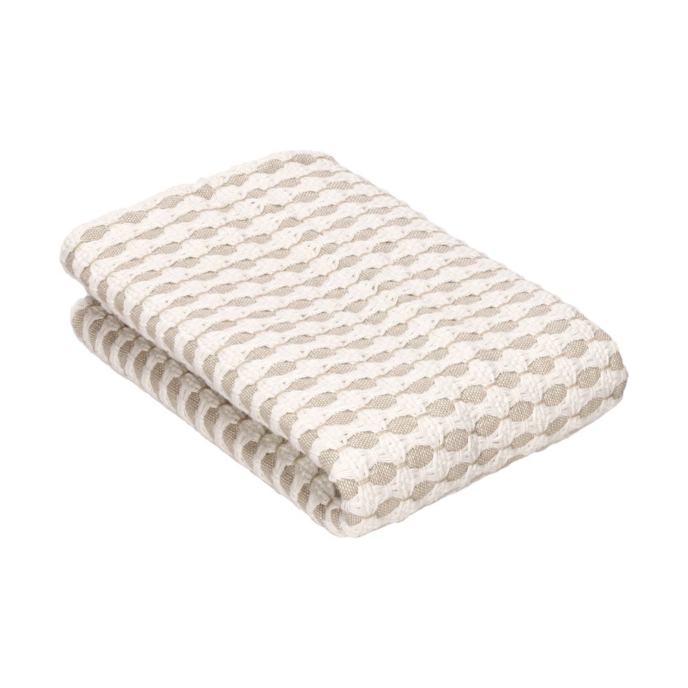 Funda de cojín algodón hilado 45x45 cm