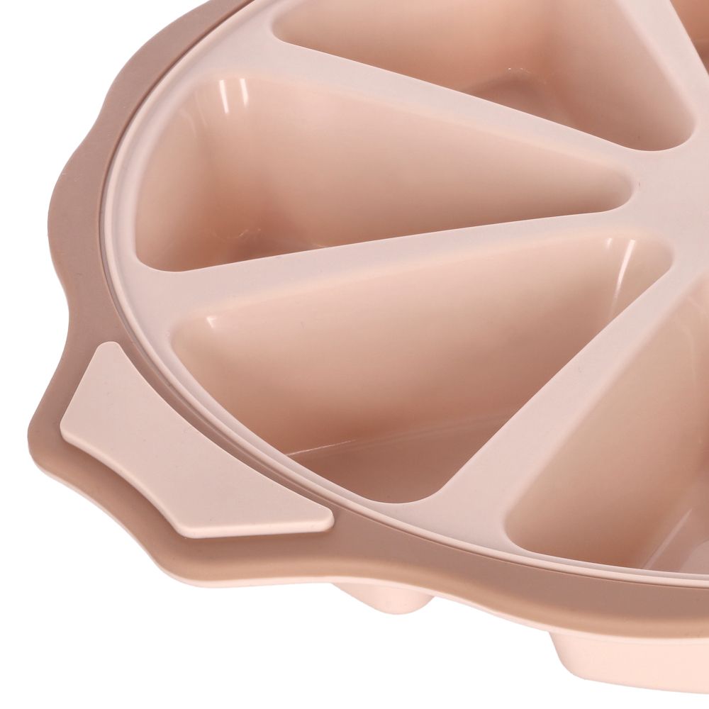 Molde para 8 queques silicona 32x32x4.3 cm