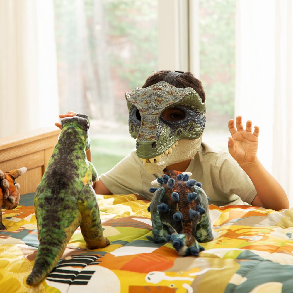Máscara dinosaurio con sonido
