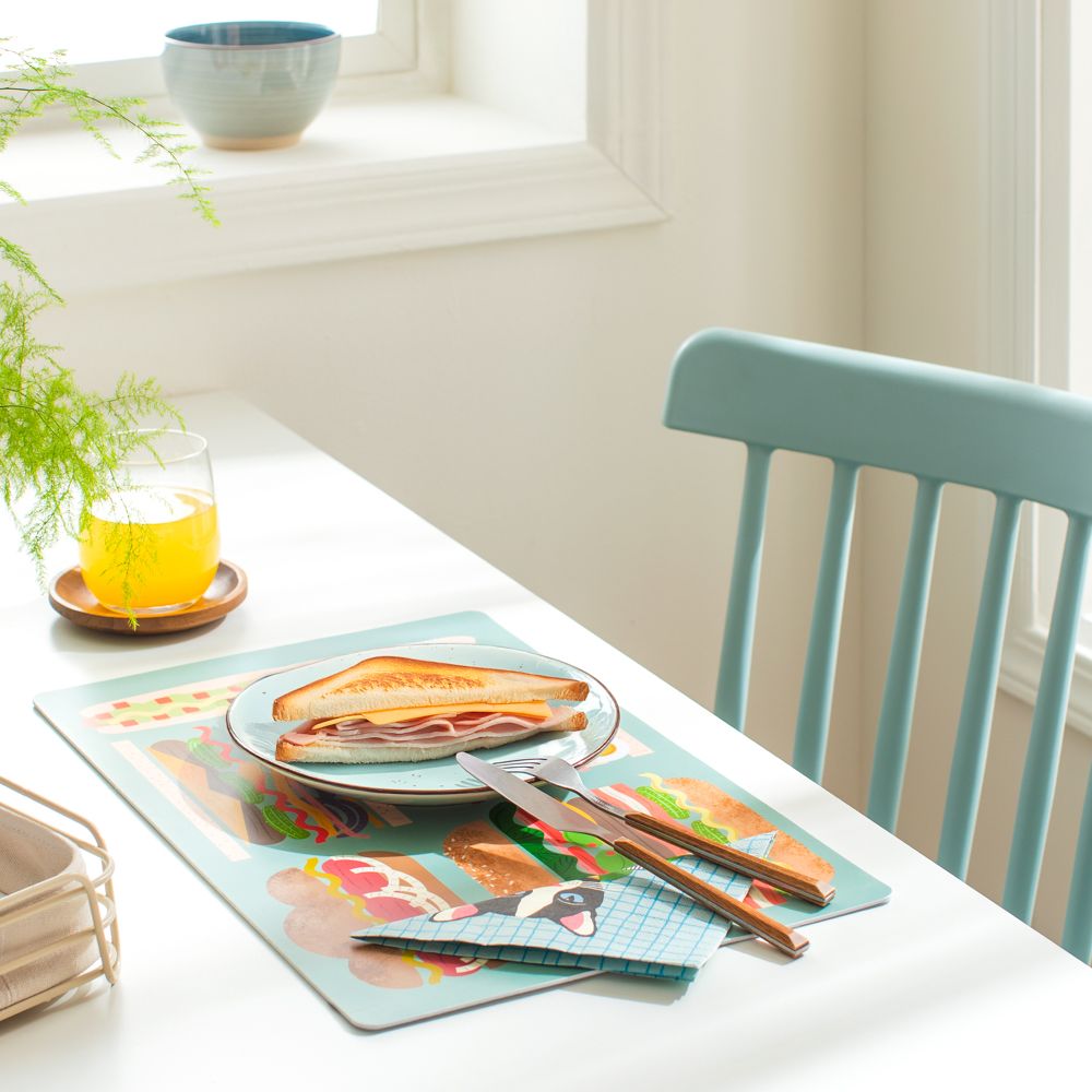 Set 6 individuales con diseño 43x28 cm