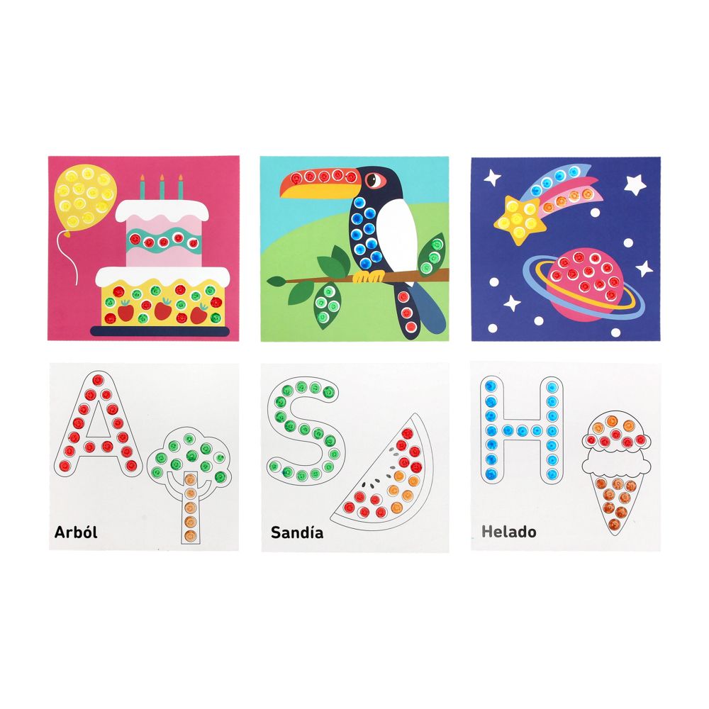 Set para colorear con puntos