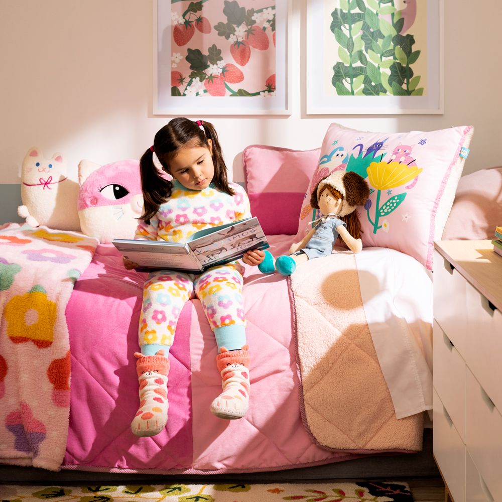 Pijama infantil de franela y polar coral talla 4