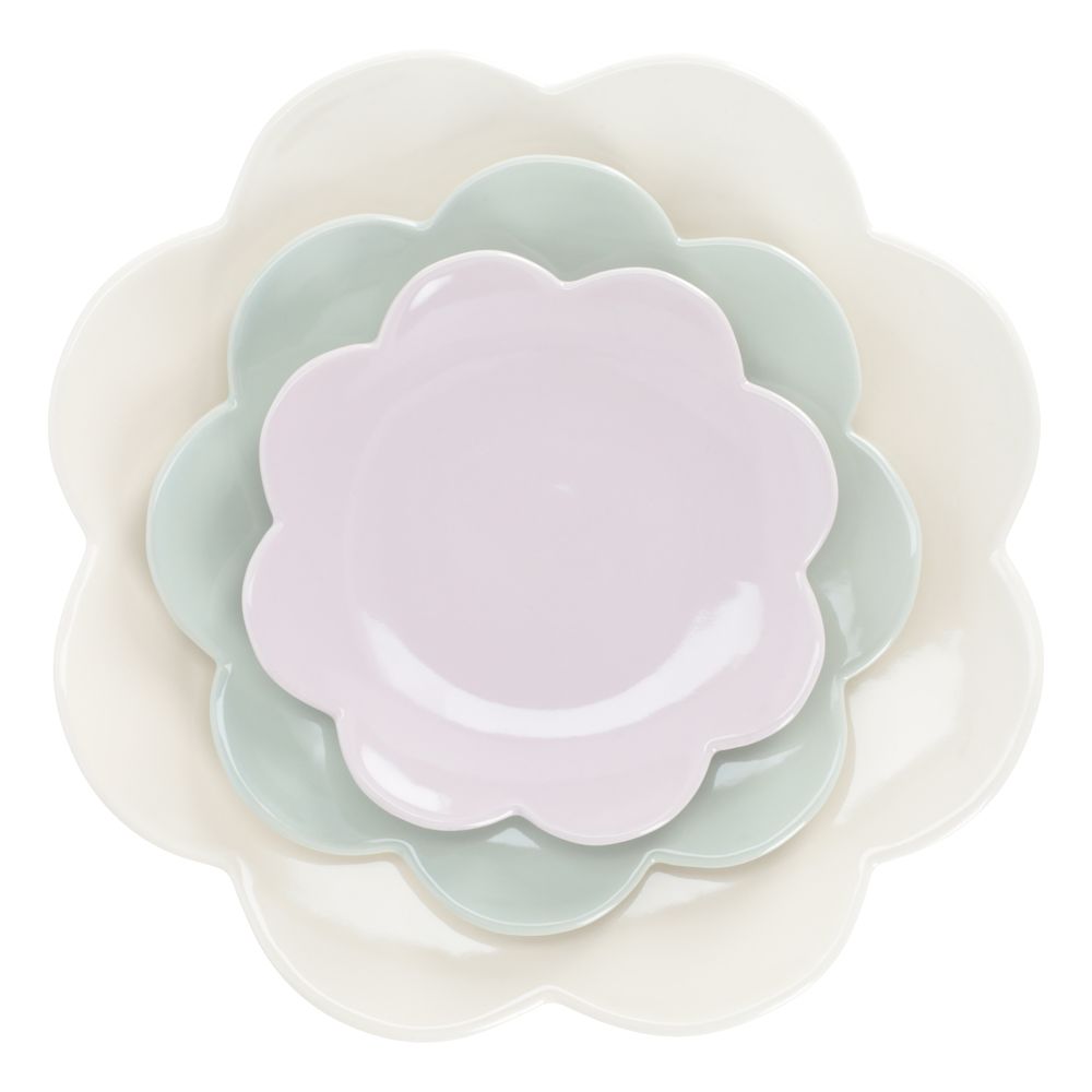 Plato para macetero con forma de flor 24 cm