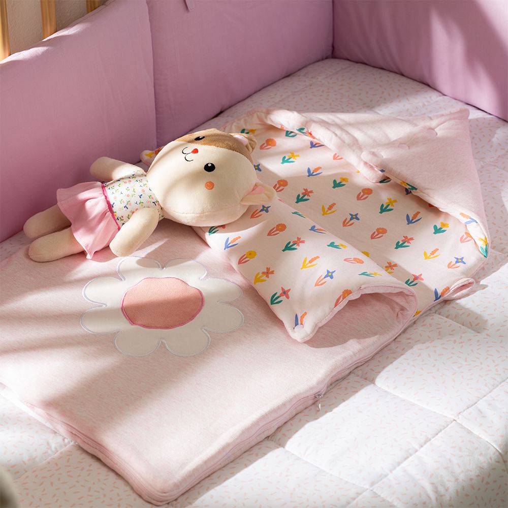 Saco de Dormir Rosa para Bebes de 0 a 6 meses