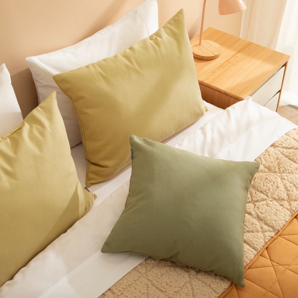 Funda de almohadón de algodón básico 50x70 cm