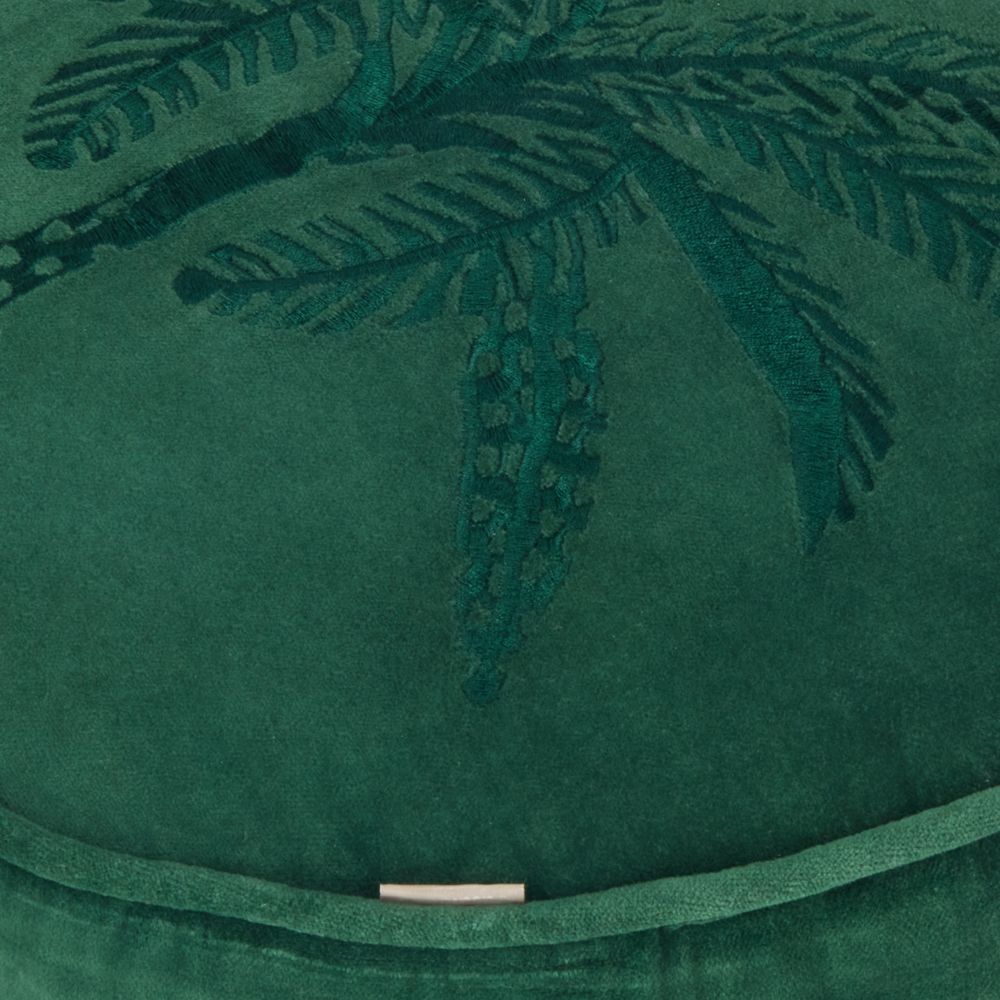 Cojín de algodón con bordado diámetro 35 cm