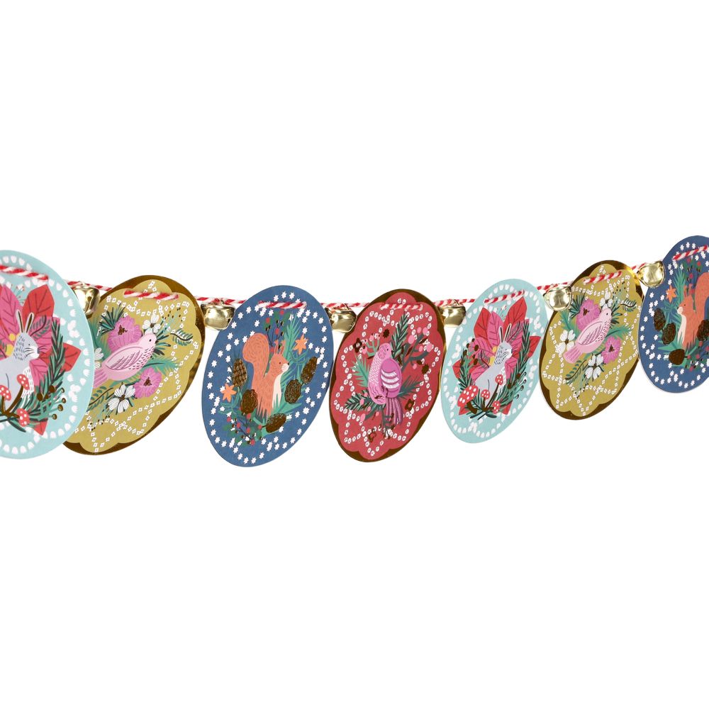 Guirnalda navideña con cascabeles 250 cm