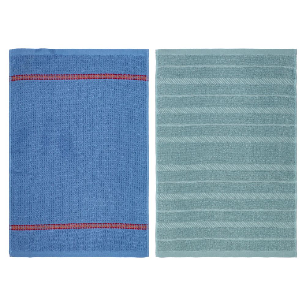 Set 2 paños de cocina terry 40x60 cm