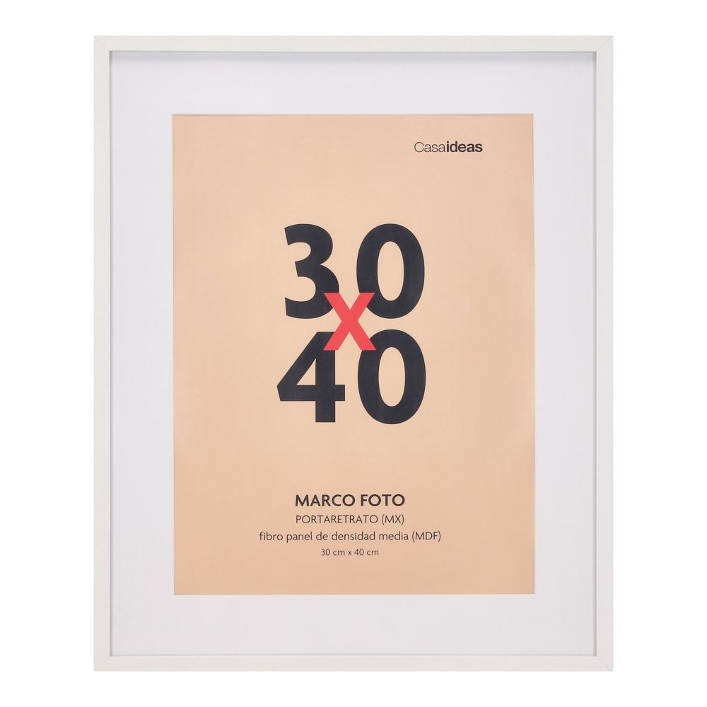 Marco para fotos MDF 30x40 cm