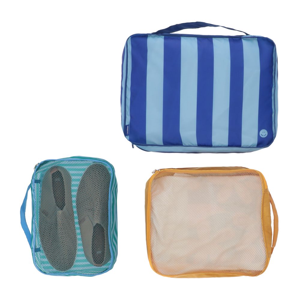 Set de 3 bolsas de viaje