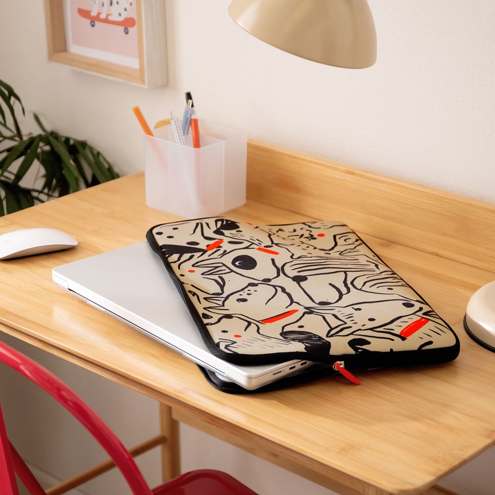 Funda de neopreno con cierre para notebook 15 pulgadas