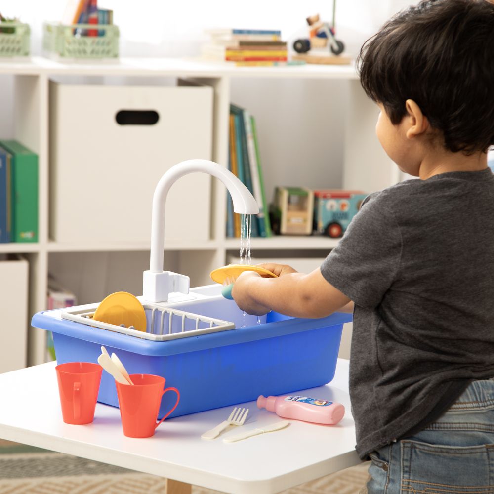 Set lavaplatos de juguete a pilas