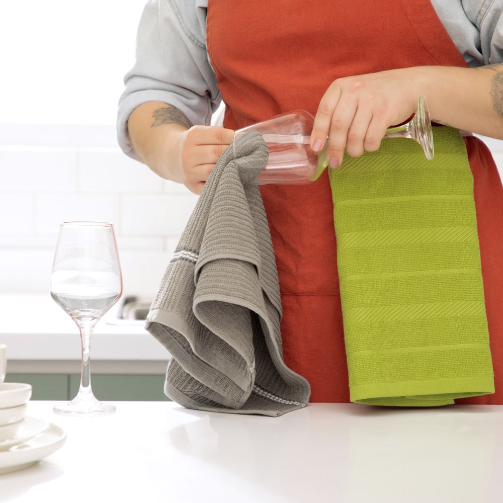 Set 2 paños de cocina terry 40x60 cm