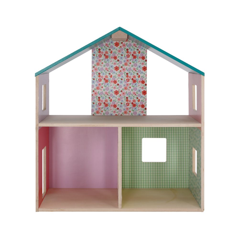 Casa de muñecas Textilá dos pisos