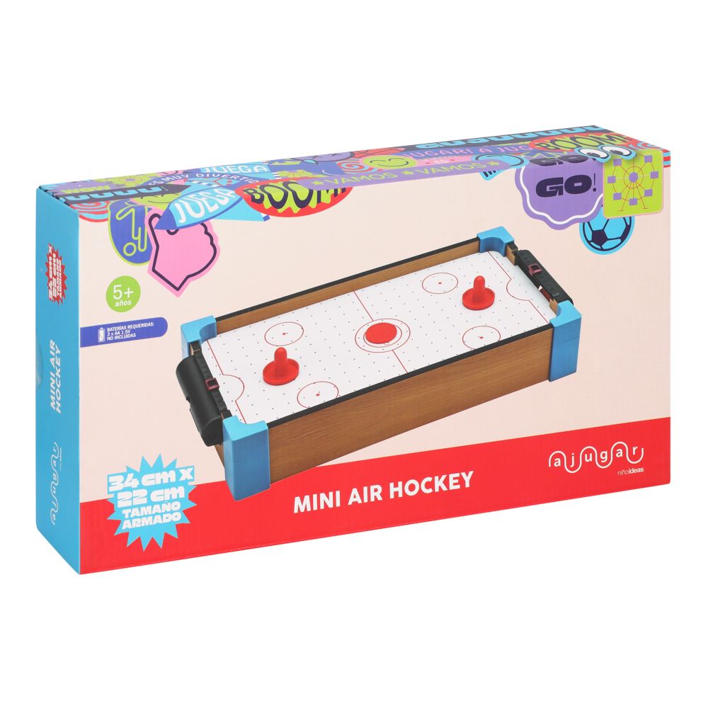 Juego mini air hockey