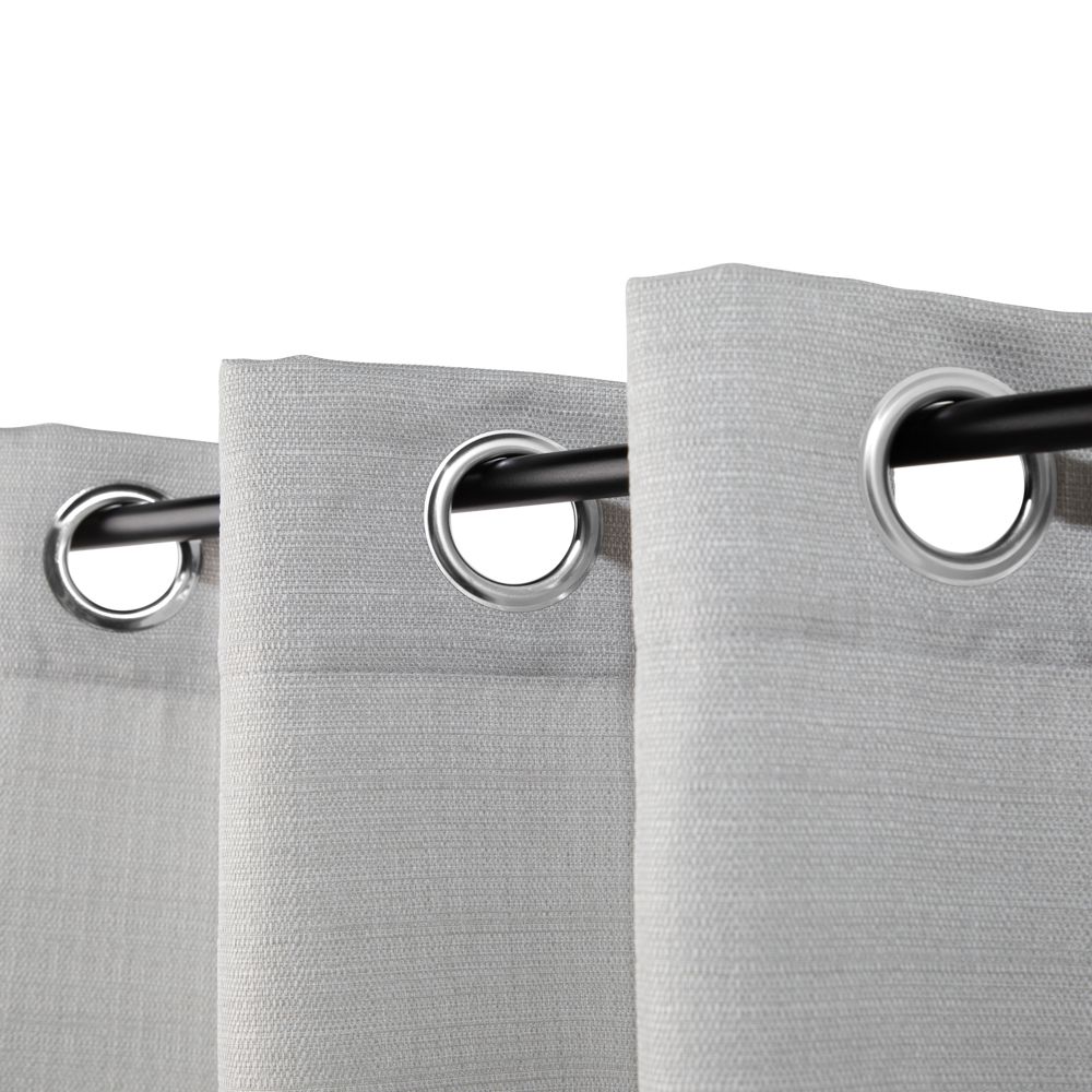 Set 2 Cortinas Texturadas con ojillos 140x240 cm