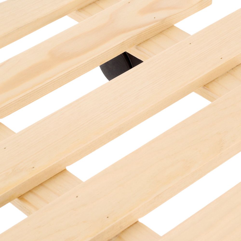 Base Maceta Madera con Ruedas 30x7 cm