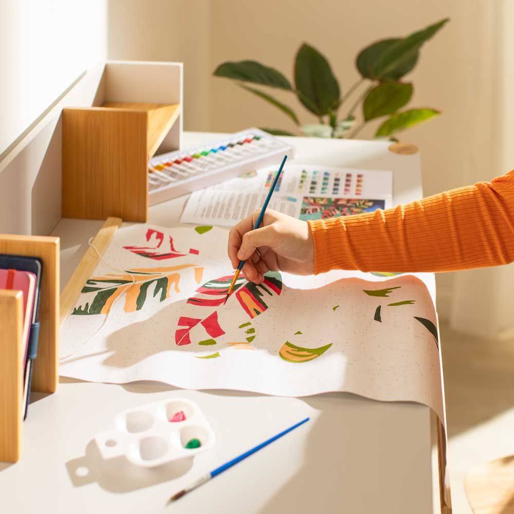 Set de lámina y materiales para pintar