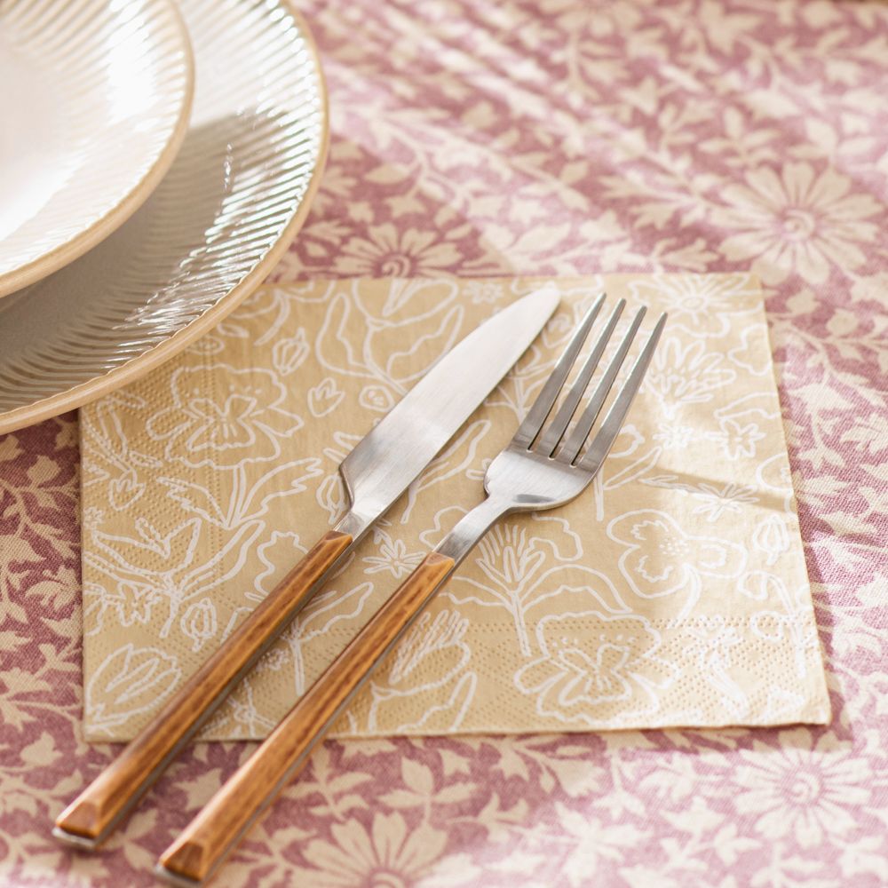 Set de 24 servilletas de papel 16.5x16.5 cm