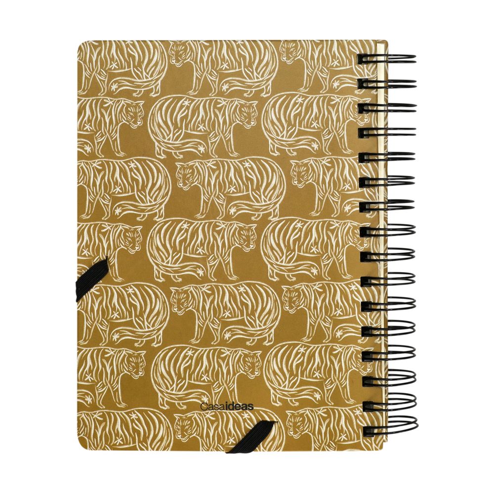 Cuaderno espiral con diseño puntos