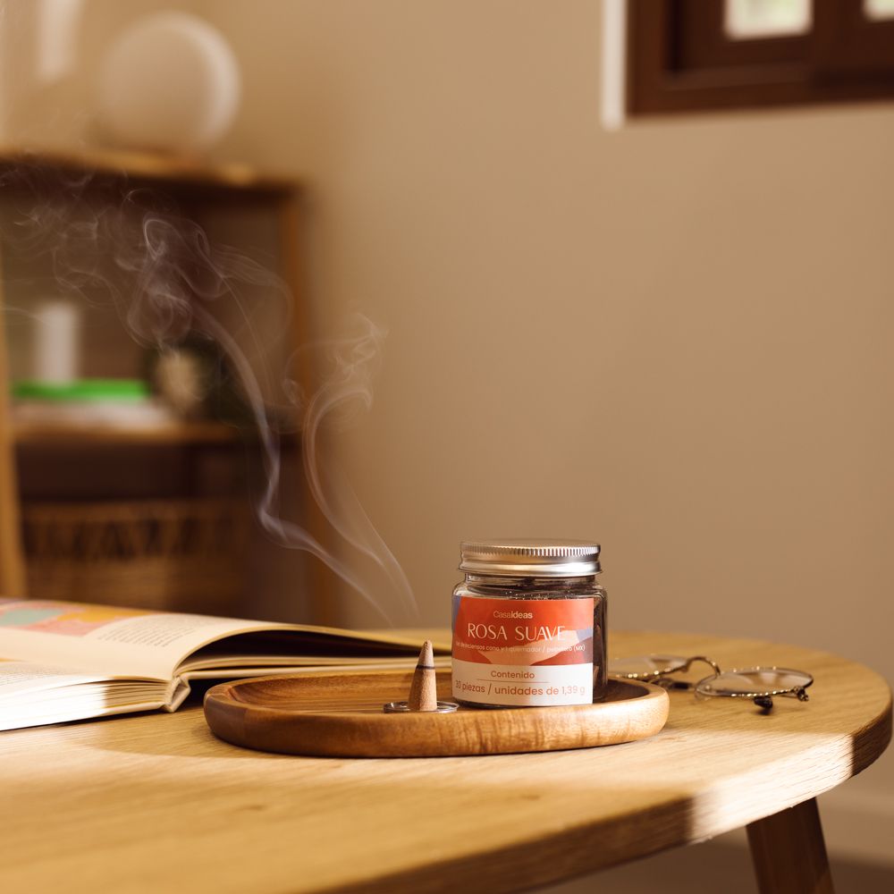 Set de Inciensos cono Rosa Suave