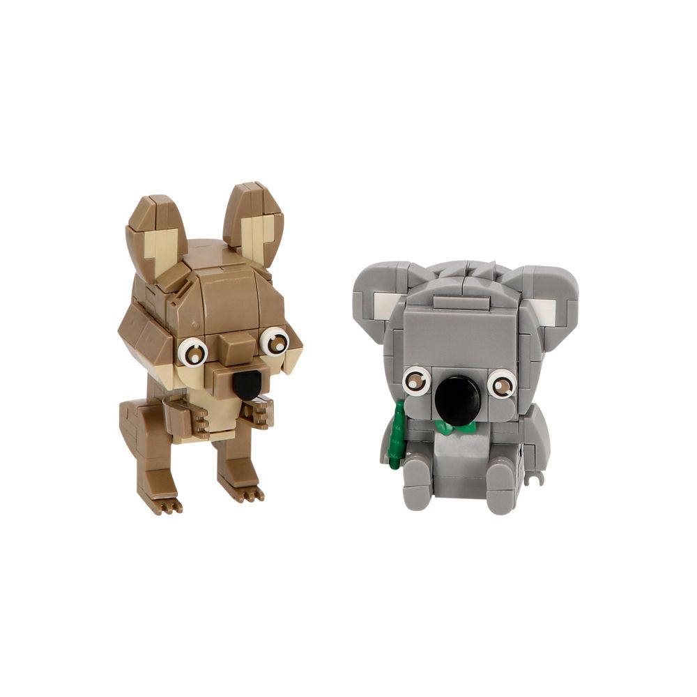 Set minibloques para hacer 2 animales