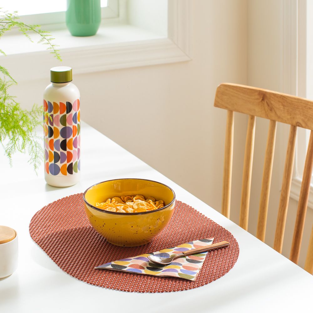 Set 4 individuales PVC waffle 43x30 cm