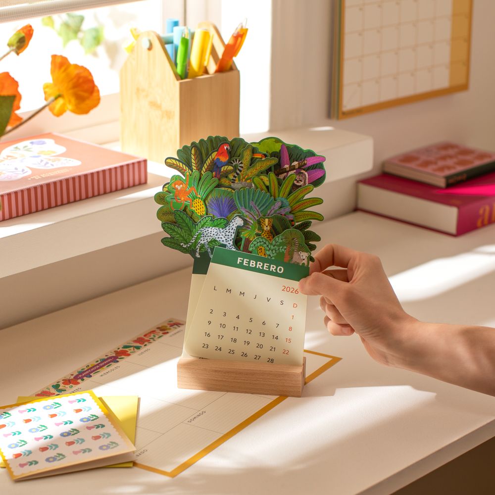 Calendario de mesa 2026