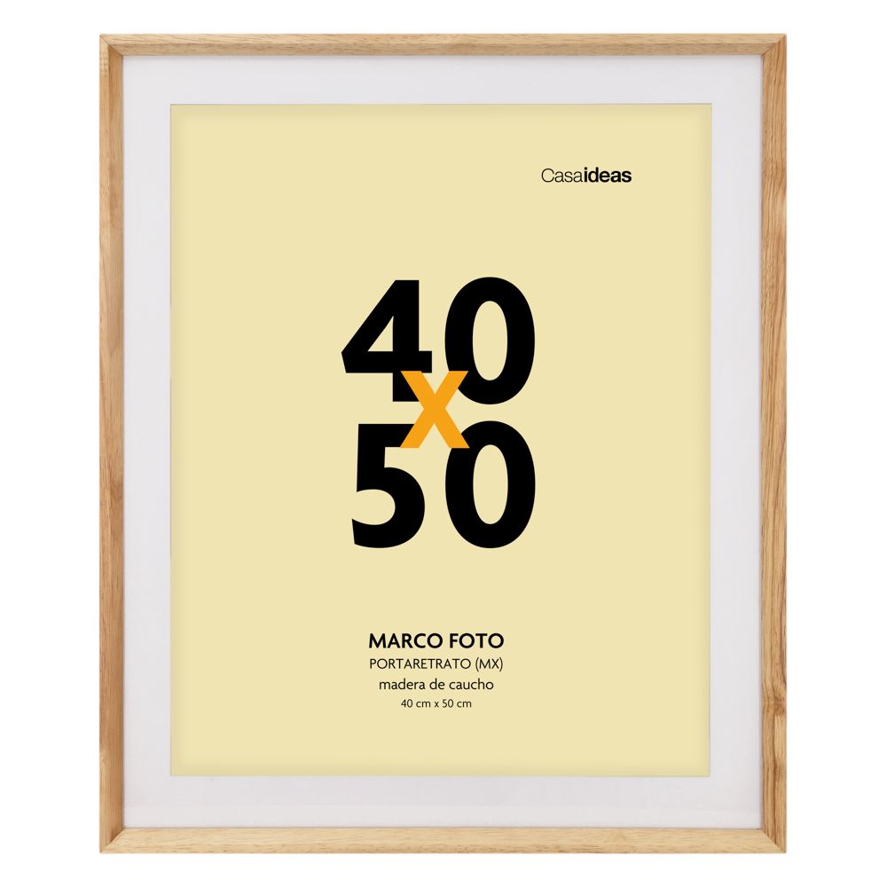 Marco de foto de madera 40x50 cm