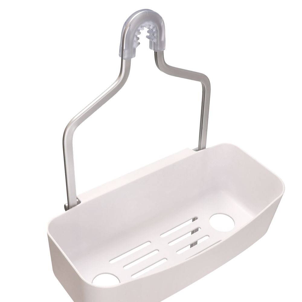 Organizador para ducha de aluminio 28x14x62 cm