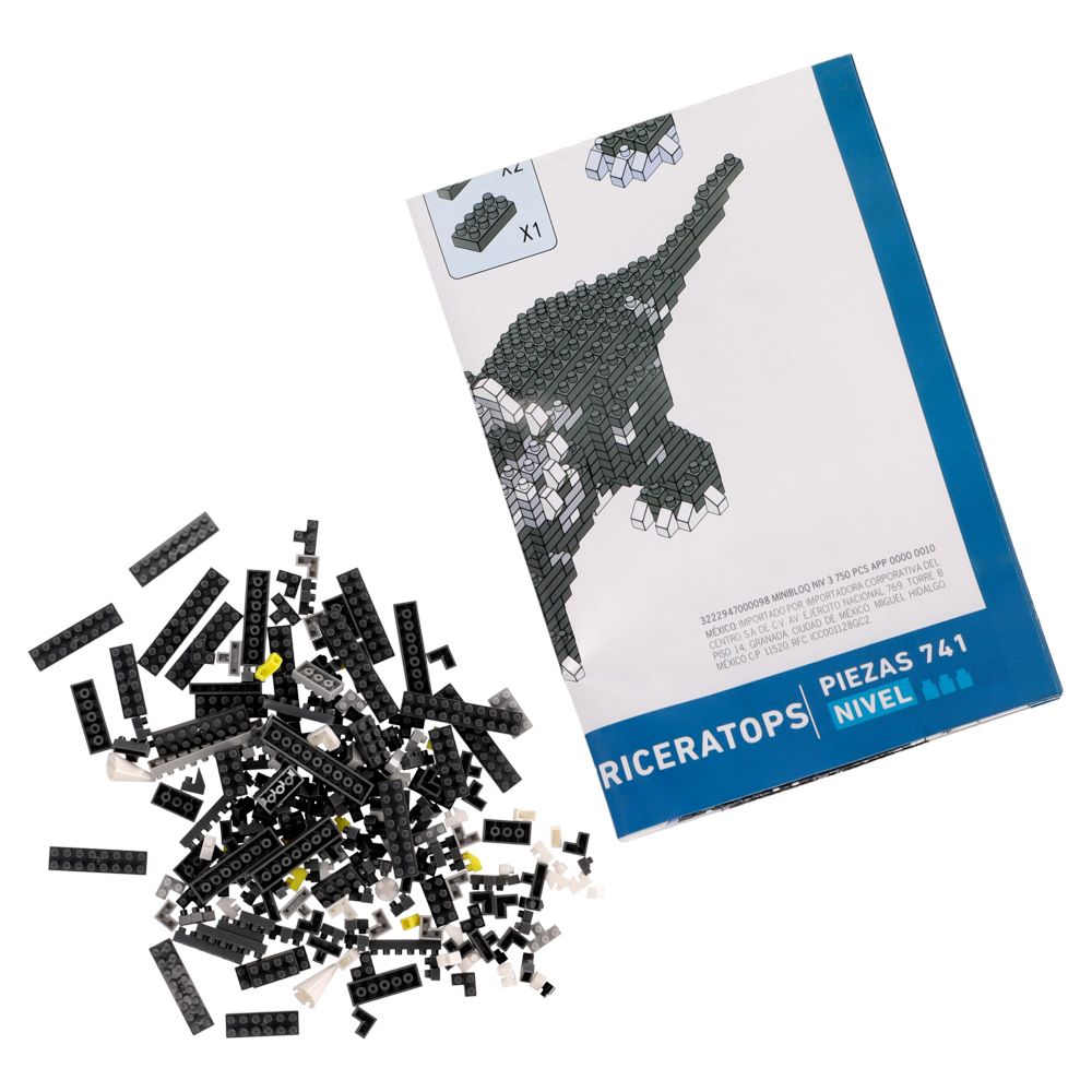 Mini bloques nivel 3 -Triceratops