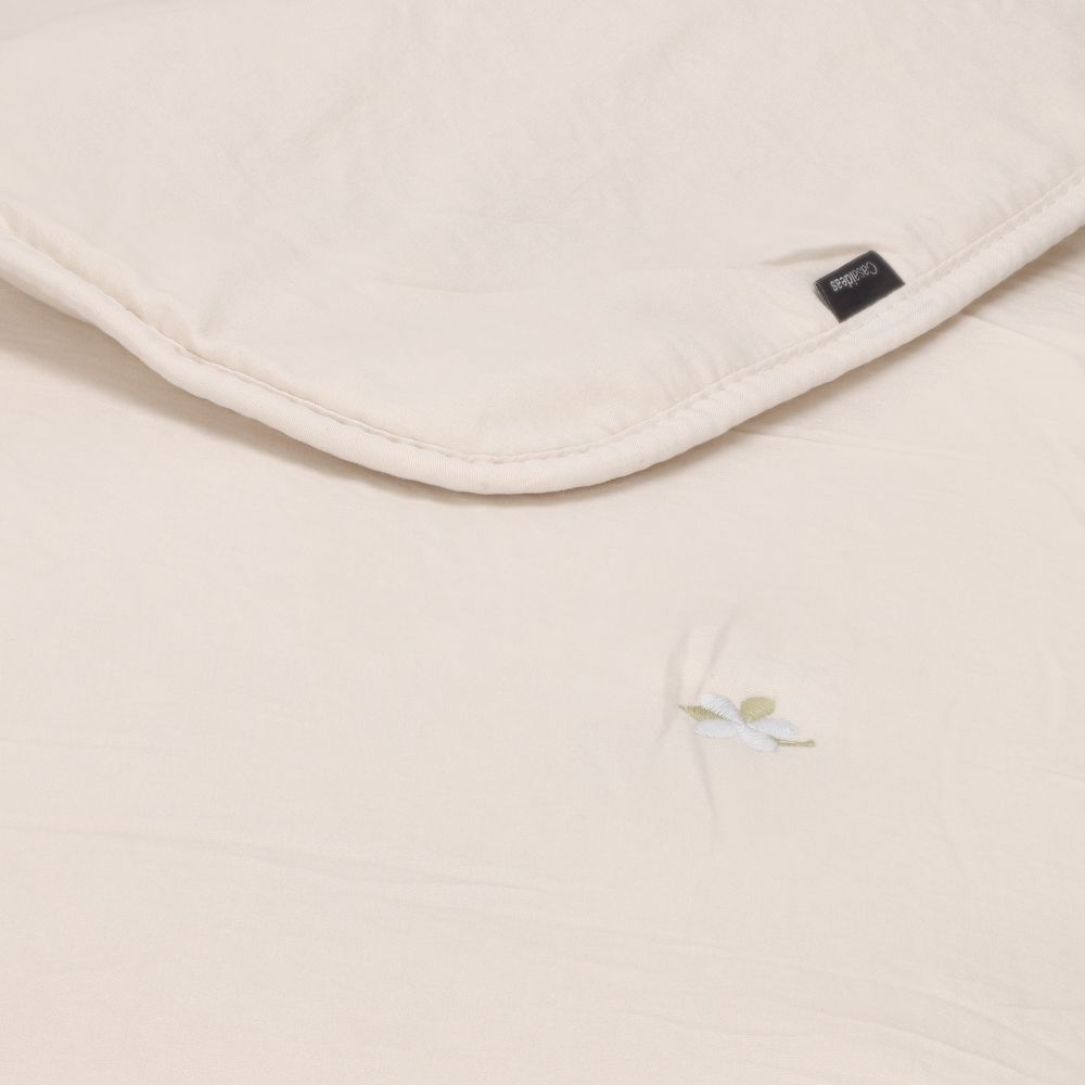 Colcha bordado de microfibra Individual