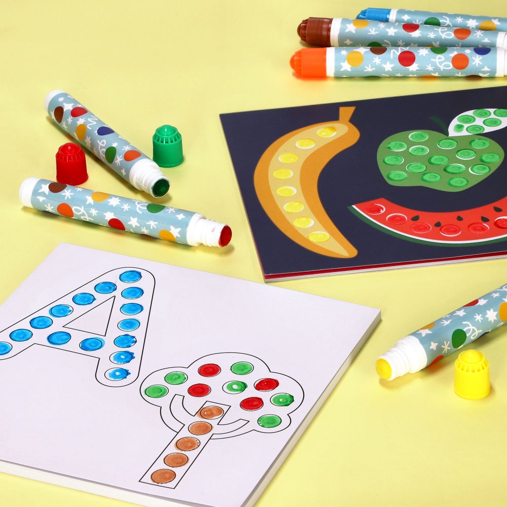 Set para colorear con puntos