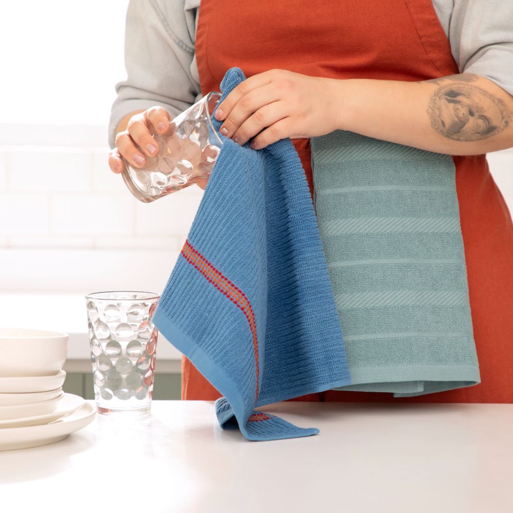 Set 2 paños de cocina terry 40x60 cm