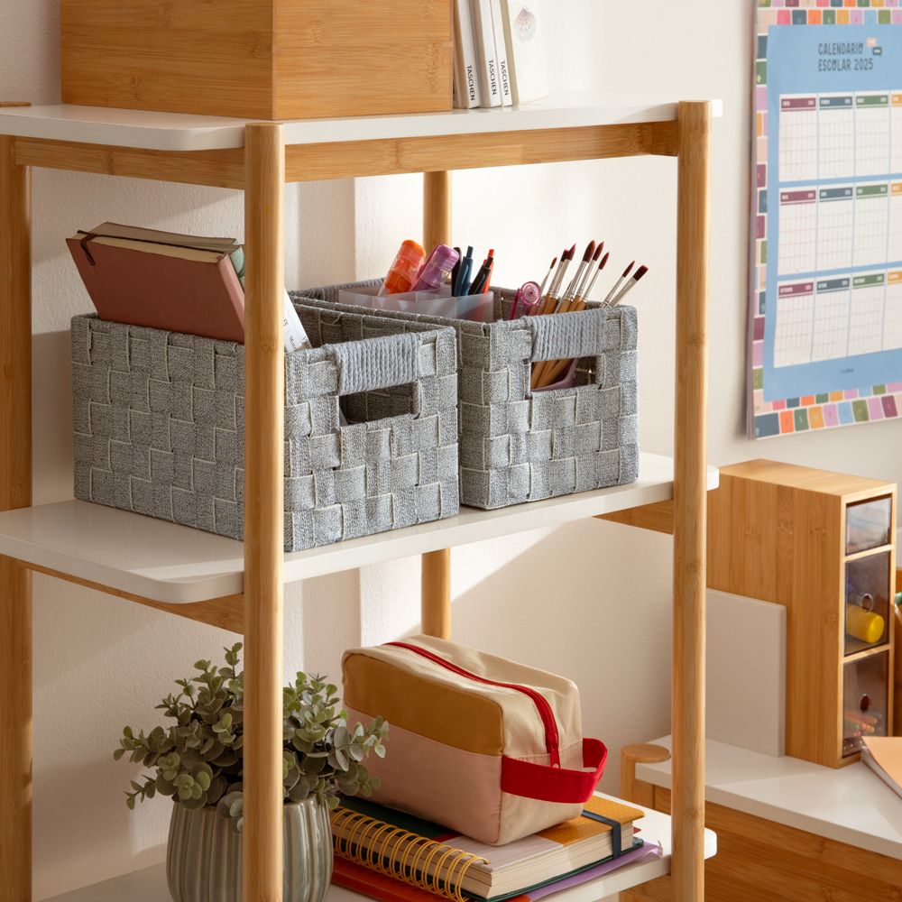 Canasto cinta de algodón 26.5x18x14.5 cm