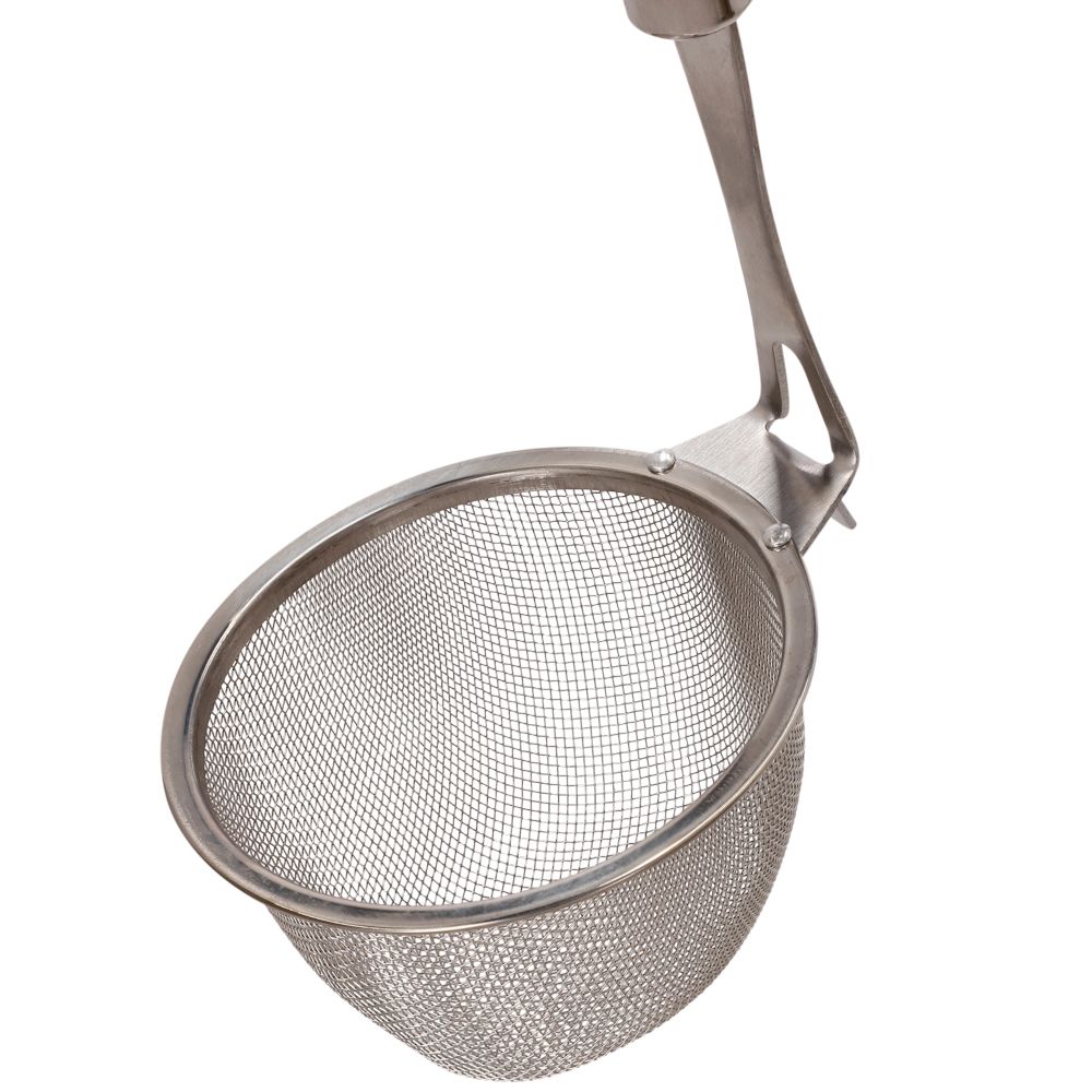 Espumadera acero inoxidable y mango madera diámetro 30 cm